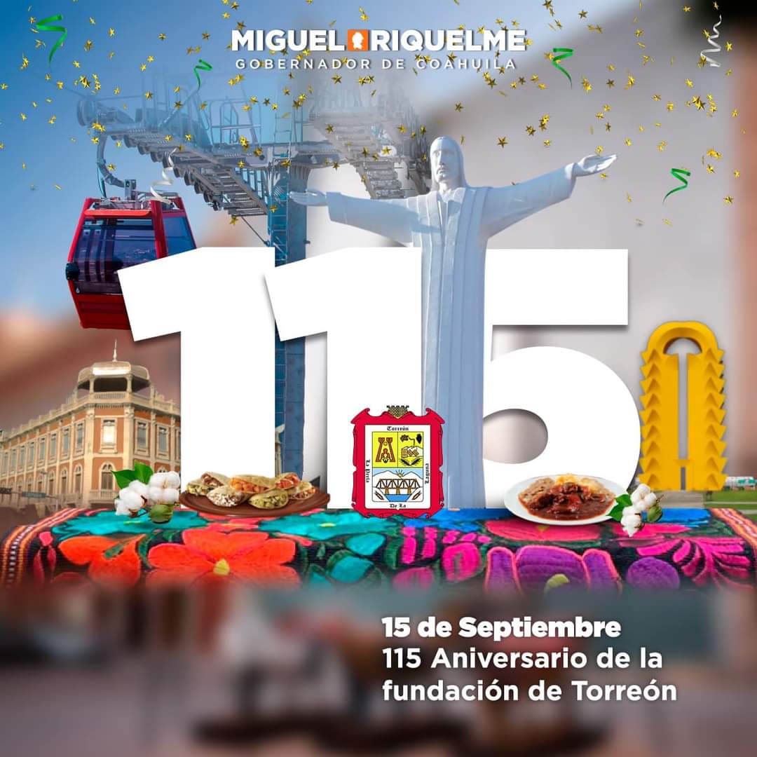 Aniversario De Torre N El Gobernador Miguel Ngel Riquelme Sol S